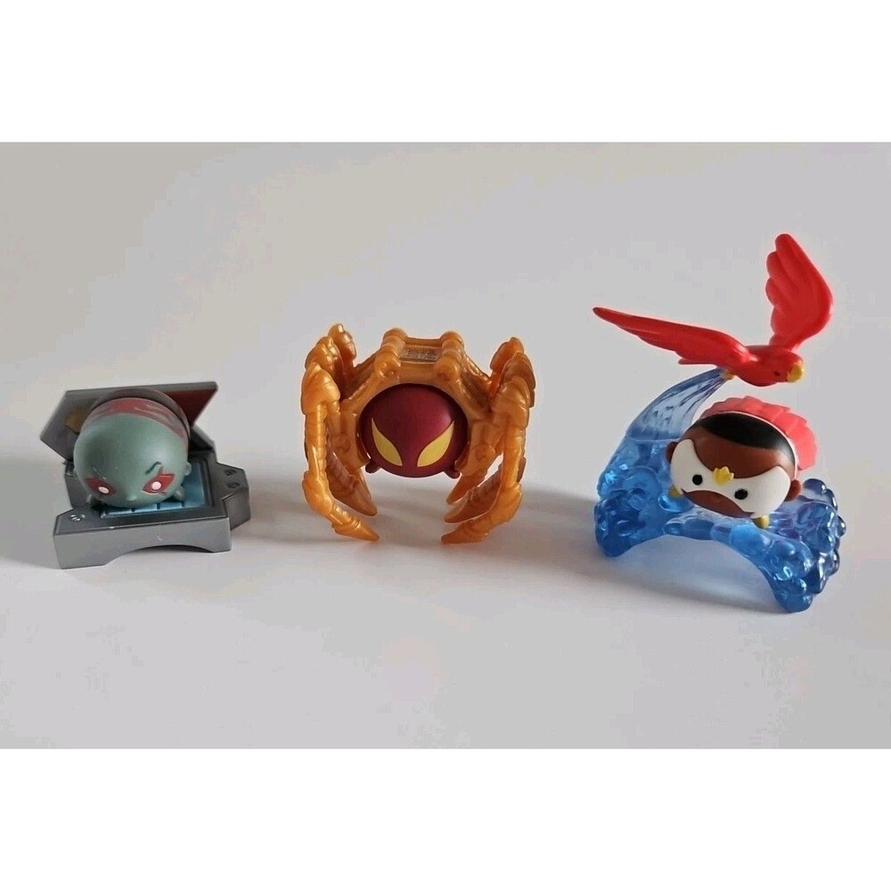 Lot Of 3 Disney Marvel Tsum Tsums Falcon, Spiderman, & Drax